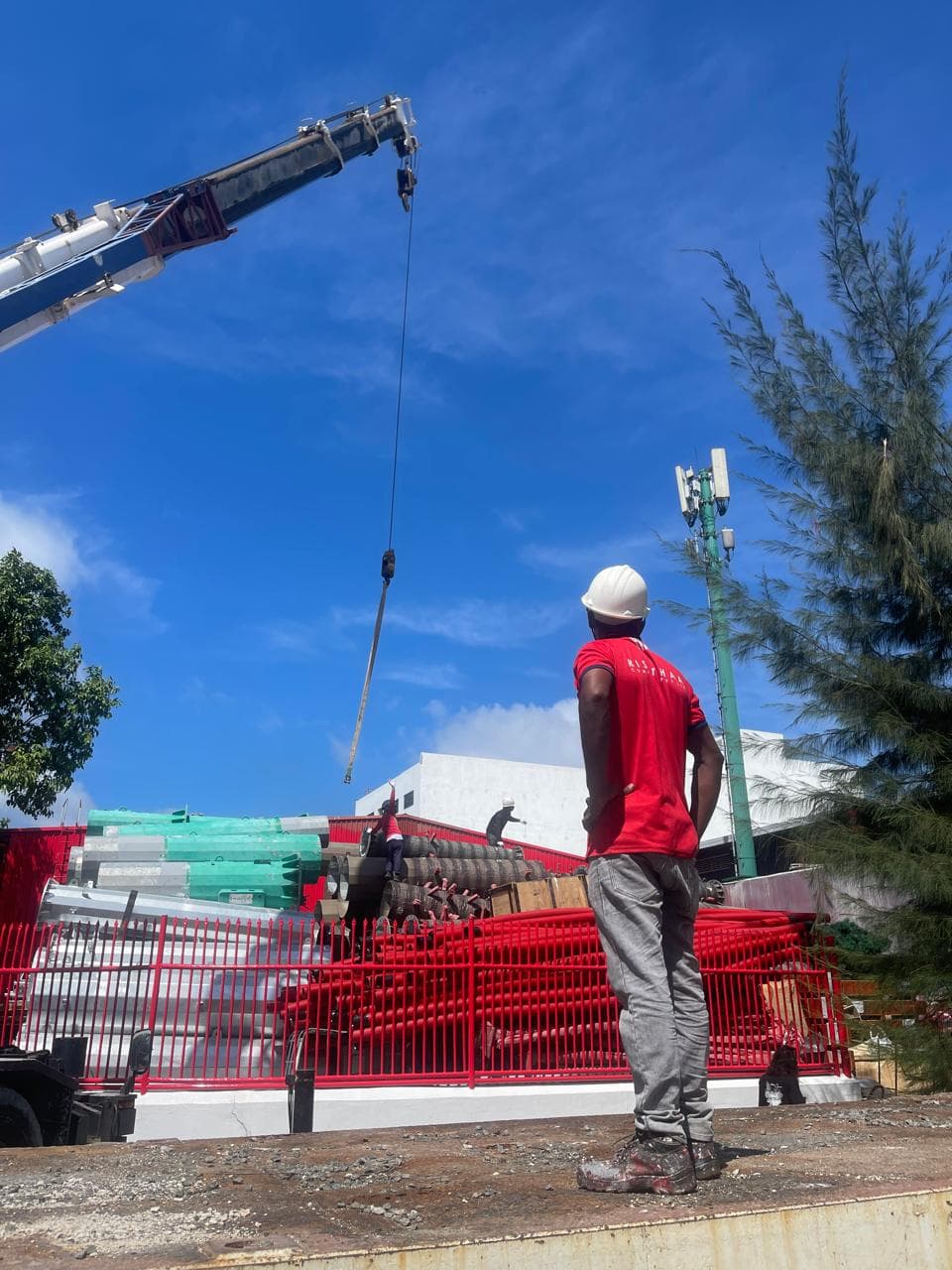 Tower Rectification & Painting — Ooredoo Maldives